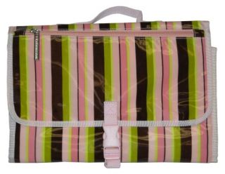 Kalencom Quick Change Kit   Monkey Stripes   Pink   Designer Diaper Bags