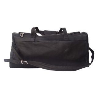 Piel Leather Travelers Select Medium Duffel Bag   Black   Sports & Duffel Bags