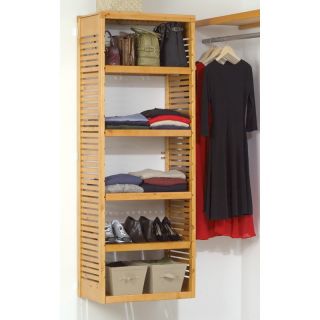 John Louis Home Stand Alone Adjustable Tower Kit 12 inch Depth   Closet System Components