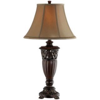 Stein World Dark Ribbed Table Lamp   Table Lamps
