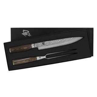 Shun Premier 2 Piece Carving Set   Knives & Cutlery