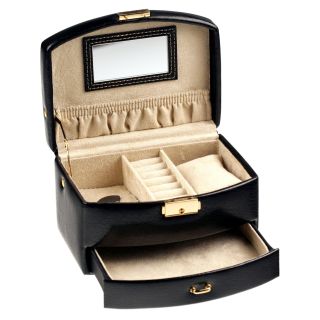 Trinelle Leather Jewelry Box   7.25W x 4H in.   Womens Jewelry Boxes