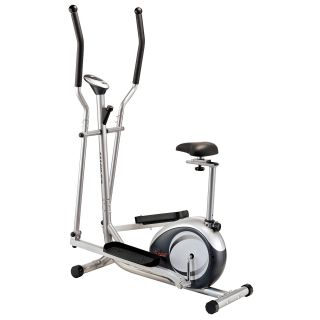 Sunny Health & Fitness 2 in 1 Elliptical and Upright Bike Dual Trainer   Elliptical Trainers