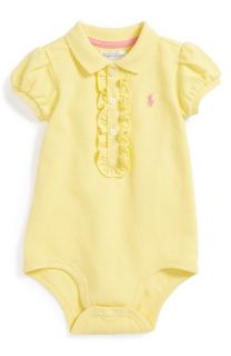 Ralph Lauren Polo Bodysuit (Baby Girls)