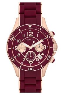 MARC BY MARC JACOBS Rock Chronograph Silicone Bracelet Watch, 40mm