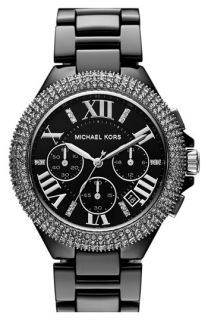 Michael Kors Camille Chronograph Ceramic Bracelet Watch, 43mm