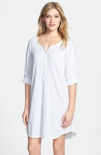 Lauren Ralph Lauren Roll Tab Sleeve Knit Jersey Sleep Shirt