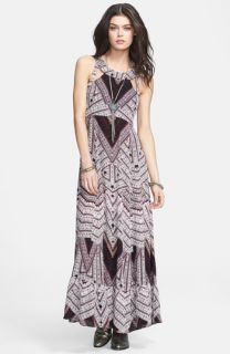Ted Baker London Electric Daydream Print Pleated Maxi Dress