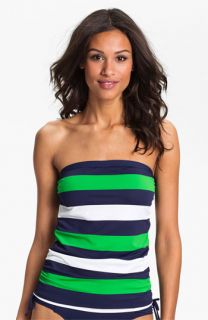 Tommy Bahama Rugby Stripe Strapless Tankini Top