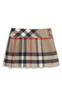 Burberry Check Print Skirt (Big Girls)