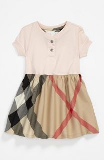 Burberry Short Sleeve Cotton Dress (Baby Girls)