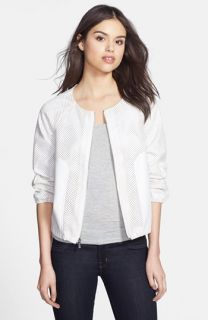 Calvin Klein Perforated Faux Leather Jacket