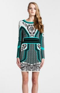 Cynthia Steffe Intarsia Sweater Dress