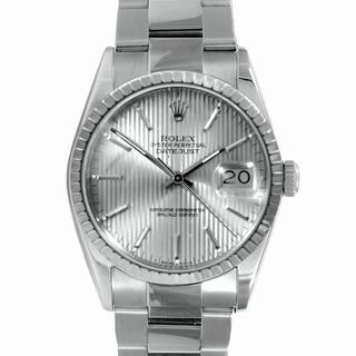 Pre Owned Rolex Men's High Grade Stainless Steel Datejust Watch Rolex Men's Pre Owned Rolex Watches