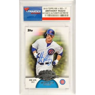 Anthony Rizzo Chicago Cubs Autographed 2013 Topps MM #MM 17 Card