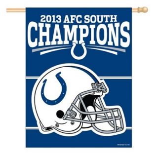 Indianapolis Colts 2013 AFC South Division Champions 27 x 37 Vertical Banner