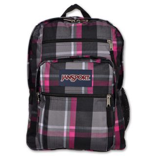 JanSport Big Student Backpack  Black/Grey/White/Pink