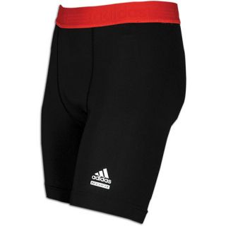 adidas Techfit Dig Compression Shorts   Mens   Training   Clothing   Black/Light Scarlet