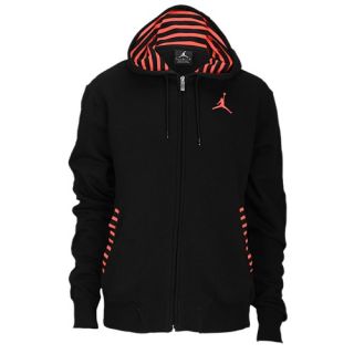 Jordan Retro 10 Accomplished Full Zip Hoodie   Mens   Basketball   Clothing   Black/Black/Infrared 23