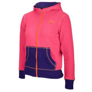 Nike SB Colorblock Full Zip Hoodie   Girls Grade School   Casual   Clothing   Pink Flash