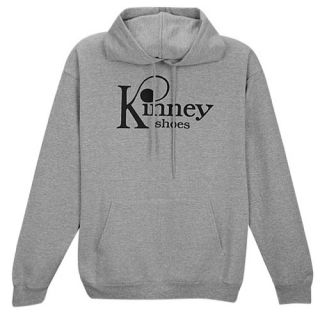 Kinney Shoes Logo Fleece Hoodie   Mens   Casual   Clothing   Dark Grey Heather