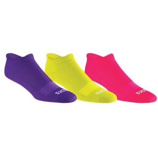 ASICS Seamless Cushioned Low Cut 3Pack Socks   Running   Accessories   Purple Pop Assorted