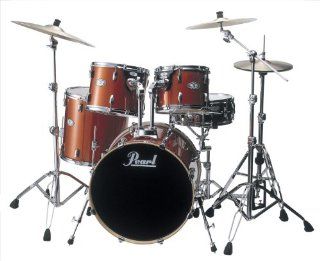 Pearl Vision Birch VBX905/C236 Drum Kit, Orange Zest (Cymbals Not Included) Musical Instruments