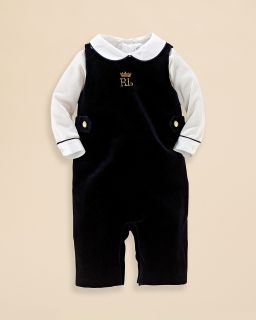 Ralph Lauren Childrenswear Infant Boys' Bodysuit & Overall Set   Sizes 3 9 Months's