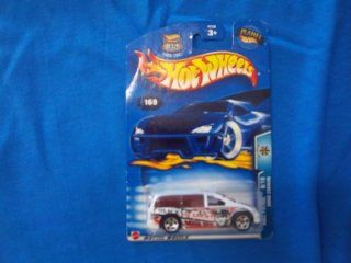 Mattel Hot Wheels 2003 164 Scale White Roll Patrol Dodge Caravan Police Car Die Cast 6/10 #169 Toys & Games