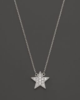Dana Rebecca Designs Diamond Julianne Himiko Star Necklace in 14K White Gold, 16"'s