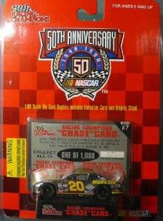 50th Anniversary   NASCAR   Racing Champions "Chase" Car   Limited Edition 164 Scale Chrome Plated Replica Racecar   Release No. 7   Blaise Alexander   No. 20 Chevrolet Monte Carlo   No. 271 of 1,000 