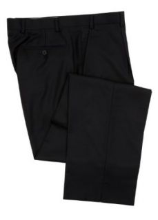 Silvio Bresciani Mens Pleated Navy Blue Italian 120s Wool Dress Pants   Size 38 at  Men�s Clothing store