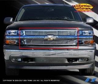 1999 2002 Chevy Silverado 304 Stainless Steel Chrome Plated Billet Grill Grille Automotive