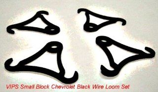 SBC Chevy Billet Aluminum Black Spark Plug Wire Loom 327 350 400 Automotive