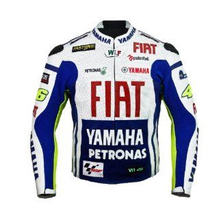 Rossi Yamaha Team Racing Leather Jacket (L (EU52 54)) Automotive