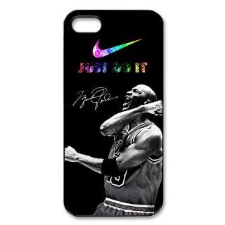 Chicago Bulls Michael Jordan Iphone 5 5S With Nike Just Do It Hard Protector Case Cell Phones & Accessories