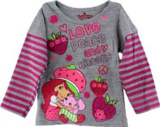 Strawberry Shortcake Baby girls Love Peace & Kittens Long Sleeve Shirt Clothing