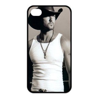 Protective Custom Cases Country Music Singer Tim Mcgraw Case TPU Cover For Iphone 4 4s Ip4 AX71214 Cell Phones & Accessories