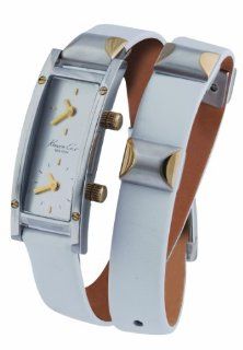 Kenneth Cole New York Women's KC2596 Analog Dual Time Silver Dial Watch Kenneth Cole Watches