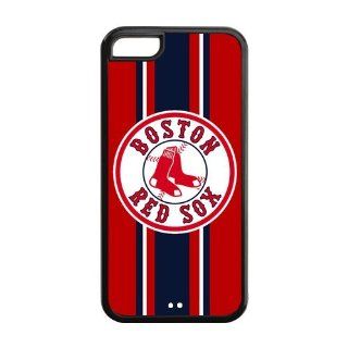 Custom Boston Red Sox Back Cover Case for iPhone 5C LLCC 391 Cell Phones & Accessories