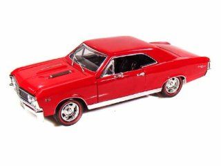 1967 Chevy Chevelle SS396 1/18 Red Toys & Games