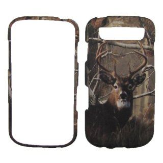 Camo Buck Deer Real Tree Camouflage Hunting Samsung Galaxy S Blaze 4g Sgh t769 (T mobile) Snap on Hard Case Shell Cover Protector Faceplate Rubberized Wireless Cell Phone Accessory Cell Phones & Accessories