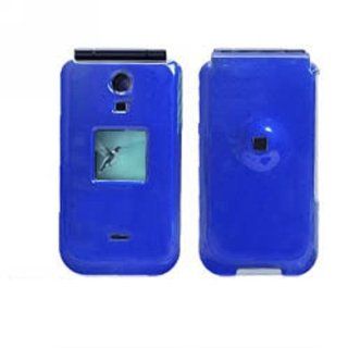 Hard Plastic Snap on Cover Fits Kyocera E1000 Deco Solid Dark Blue US Cellular Cell Phones & Accessories
