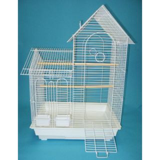 Villa Top Small Bird Cage with 2 Feeder Doors