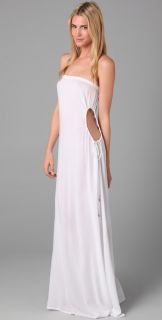 Indah Allegra Strapless Long Dress