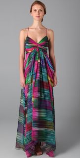 Shoshanna Sunset Stripe Maxi Dress