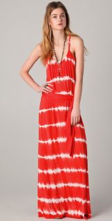 Young Fabulous & Broke Whitely Tropical Stripe Maxi Dress