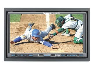 Panasonic In Dash 2 Din DVD Receiver w/7" Touch Panel Monitor Model CQ VW100U
