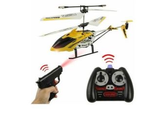 3.5ch Remote Control RC Toy Gun Shooting RC Helicopter w/ Light Sound Gyroscope