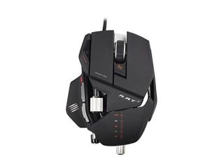 Mad Catz R.A.T. 7 MCB4370800B2/04/1 Black 8 Buttons 1 x Wheel USB 2.0 Wired Laser 6400 dpi Gaming Mouse for PC and Mac